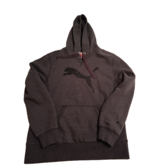Puma long sleeve grey hoodie - Picture 1 of 11